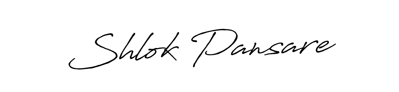Make a short Shlok Pansare signature style. Manage your documents anywhere anytime using Antro_Vectra_Bolder. Create and add eSignatures, submit forms, share and send files easily. Shlok Pansare signature style 7 images and pictures png