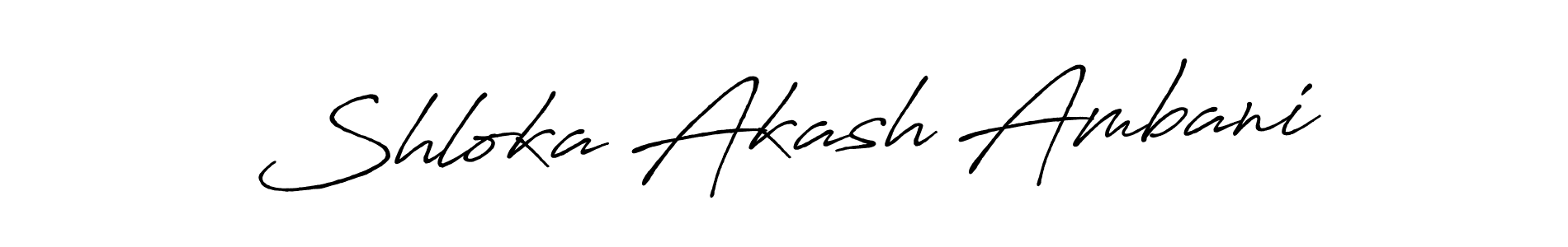 Similarly Antro_Vectra_Bolder is the best handwritten signature design. Signature creator online .You can use it as an online autograph creator for name Shloka Akash Ambani. Shloka Akash Ambani signature style 7 images and pictures png