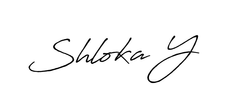 Also You can easily find your signature by using the search form. We will create Shloka Y name handwritten signature images for you free of cost using Antro_Vectra_Bolder sign style. Shloka Y signature style 7 images and pictures png