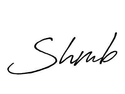 The best way (Antro_Vectra_Bolder) to make a short signature is to pick only two or three words in your name. The name Shmb include a total of six letters. For converting this name. Shmb signature style 7 images and pictures png