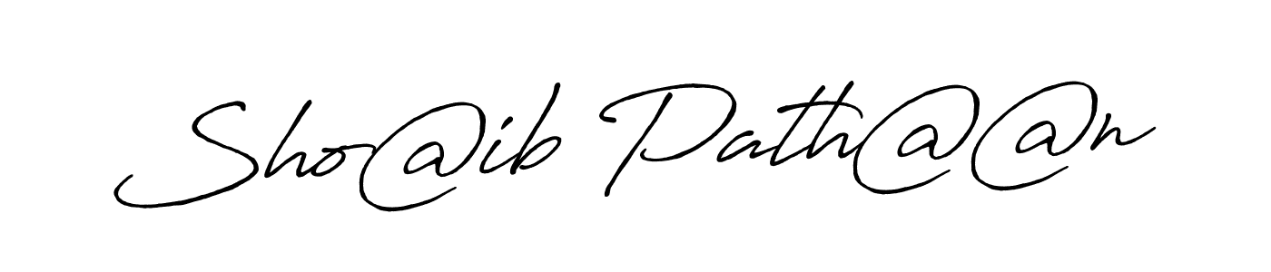 Use a signature maker to create a handwritten signature online. With this signature software, you can design (Antro_Vectra_Bolder) your own signature for name Sho@ib Path@@n. Sho@ib Path@@n signature style 7 images and pictures png