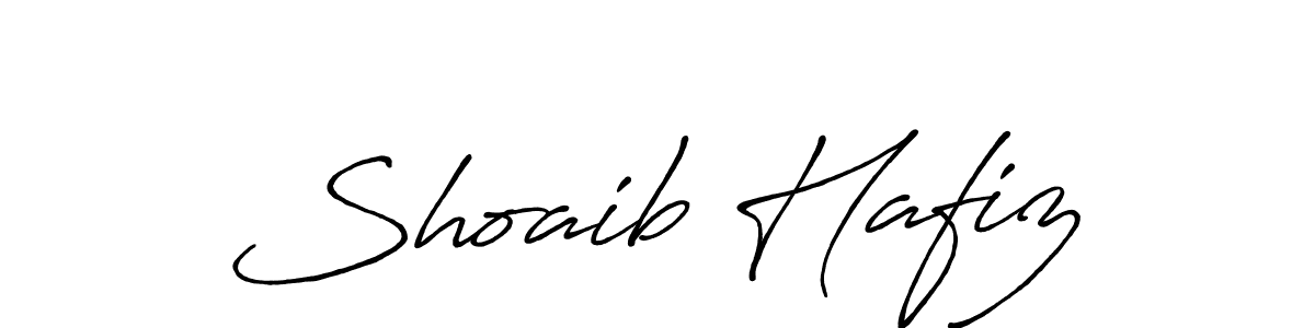 Design your own signature with our free online signature maker. With this signature software, you can create a handwritten (Antro_Vectra_Bolder) signature for name Shoaib Hafiz. Shoaib Hafiz signature style 7 images and pictures png