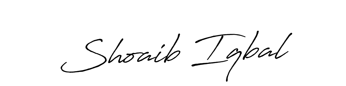 Also we have Shoaib Iqbal name is the best signature style. Create professional handwritten signature collection using Antro_Vectra_Bolder autograph style. Shoaib Iqbal signature style 7 images and pictures png