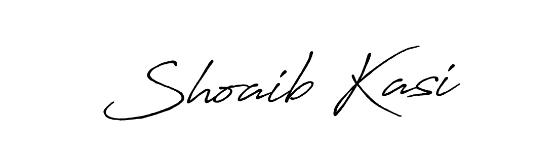 Also we have Shoaib Kasi name is the best signature style. Create professional handwritten signature collection using Antro_Vectra_Bolder autograph style. Shoaib Kasi signature style 7 images and pictures png