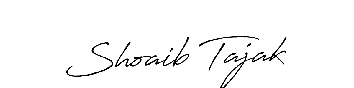 How to make Shoaib Tajak signature? Antro_Vectra_Bolder is a professional autograph style. Create handwritten signature for Shoaib Tajak name. Shoaib Tajak signature style 7 images and pictures png