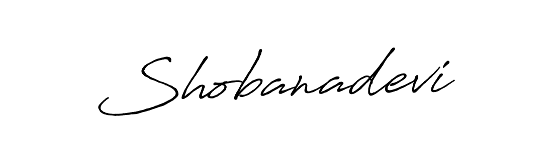 Shobanadevi stylish signature style. Best Handwritten Sign (Antro_Vectra_Bolder) for my name. Handwritten Signature Collection Ideas for my name Shobanadevi. Shobanadevi signature style 7 images and pictures png