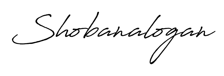 Designed for modern professionals: Shobanalogan name signature crafted with Antro_Vectra_Bolder script. Ready for digital PDF workflows. Shobanalogan signature style 7 images and pictures png