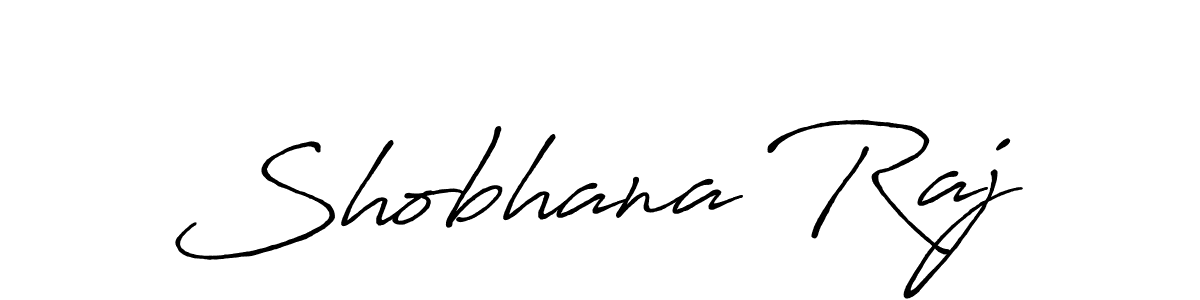 Shobhana Raj stylish signature style. Best Handwritten Sign (Antro_Vectra_Bolder) for my name. Handwritten Signature Collection Ideas for my name Shobhana Raj. Shobhana Raj signature style 7 images and pictures png