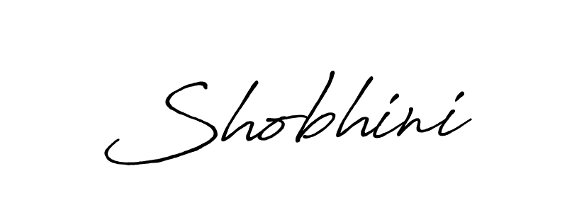 Shobhini stylish signature style. Best Handwritten Sign (Antro_Vectra_Bolder) for my name. Handwritten Signature Collection Ideas for my name Shobhini. Shobhini signature style 7 images and pictures png