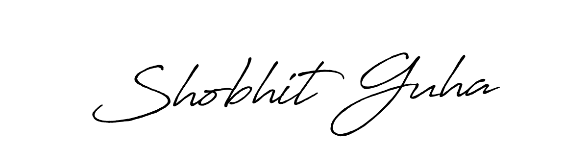 Also we have Shobhit Guha name is the best signature style. Create professional handwritten signature collection using Antro_Vectra_Bolder autograph style. Shobhit Guha signature style 7 images and pictures png
