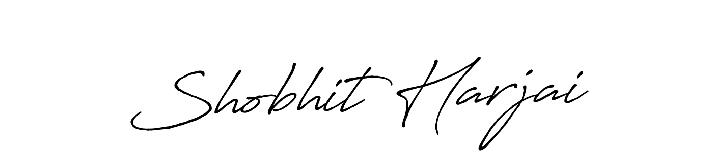 You can use this online signature creator to create a handwritten signature for the name Shobhit Harjai. This is the best online autograph maker. Shobhit Harjai signature style 7 images and pictures png