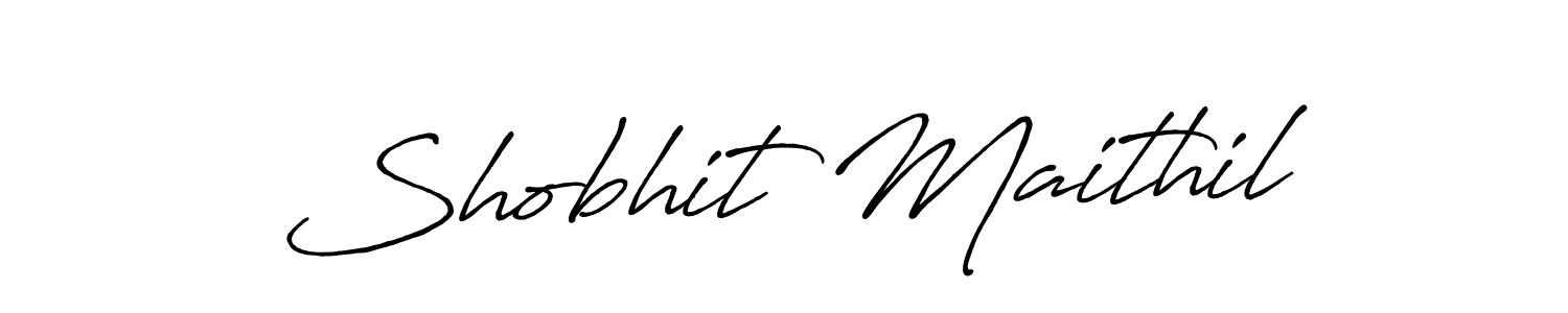 How to Draw Shobhit Maithil signature style? Antro_Vectra_Bolder is a latest design signature styles for name Shobhit Maithil. Shobhit Maithil signature style 7 images and pictures png