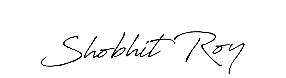 Antro_Vectra_Bolder is a professional signature style that is perfect for those who want to add a touch of class to their signature. It is also a great choice for those who want to make their signature more unique. Get Shobhit Roy name to fancy signature for free. Shobhit Roy signature style 7 images and pictures png