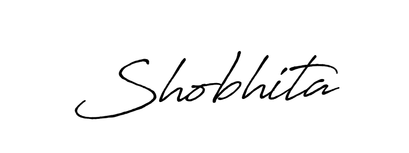 Use a signature maker to create a handwritten signature online. With this signature software, you can design (Antro_Vectra_Bolder) your own signature for name Shobhita. Shobhita signature style 7 images and pictures png