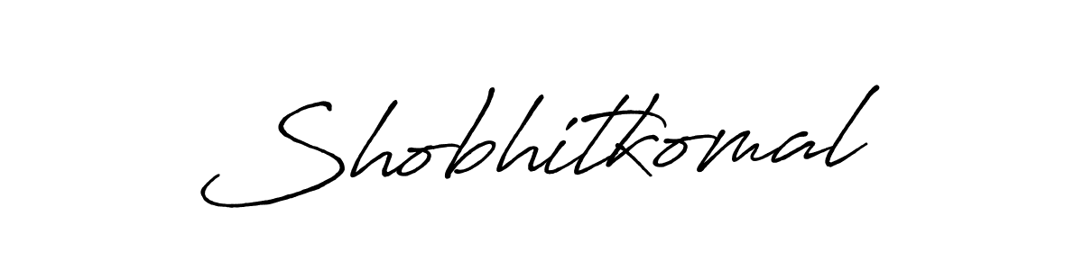 Use a signature maker to create a handwritten signature online. With this signature software, you can design (Antro_Vectra_Bolder) your own signature for name Shobhitkomal. Shobhitkomal signature style 7 images and pictures png
