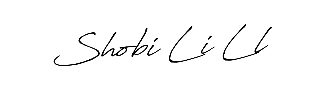 Also You can easily find your signature by using the search form. We will create Shobi Li Ll name handwritten signature images for you free of cost using Antro_Vectra_Bolder sign style. Shobi Li Ll signature style 7 images and pictures png