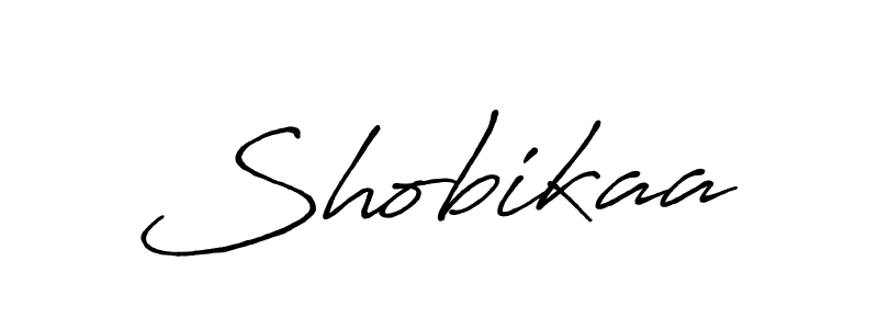Also we have Shobikaa name is the best signature style. Create professional handwritten signature collection using Antro_Vectra_Bolder autograph style. Shobikaa signature style 7 images and pictures png