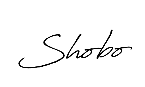 How to make Shobo name signature. Use Antro_Vectra_Bolder style for creating short signs online. This is the latest handwritten sign. Shobo signature style 7 images and pictures png