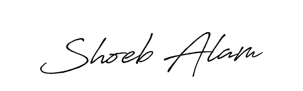 The best way (Antro_Vectra_Bolder) to make a short signature is to pick only two or three words in your name. The name Shoeb Alam include a total of six letters. For converting this name. Shoeb Alam signature style 7 images and pictures png