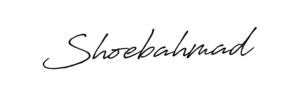 Make a beautiful signature design for name Shoebahmad. Use this online signature maker to create a handwritten signature for free. Shoebahmad signature style 7 images and pictures png