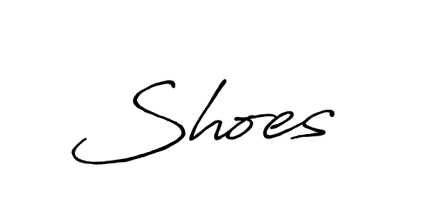 It looks lik you need a new signature style for name Shoes . Design unique handwritten (Antro_Vectra_Bolder) signature with our free signature maker in just a few clicks. Shoes  signature style 7 images and pictures png