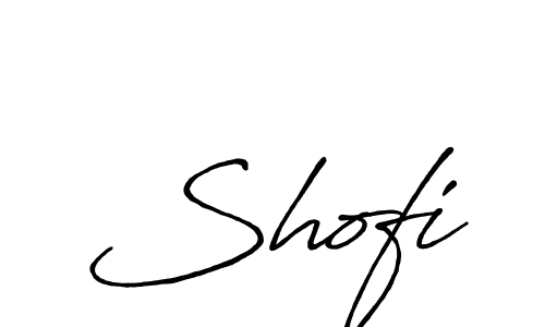 Make a beautiful signature design for name Shofi. With this signature (Antro_Vectra_Bolder) style, you can create a handwritten signature for free. Shofi signature style 7 images and pictures png