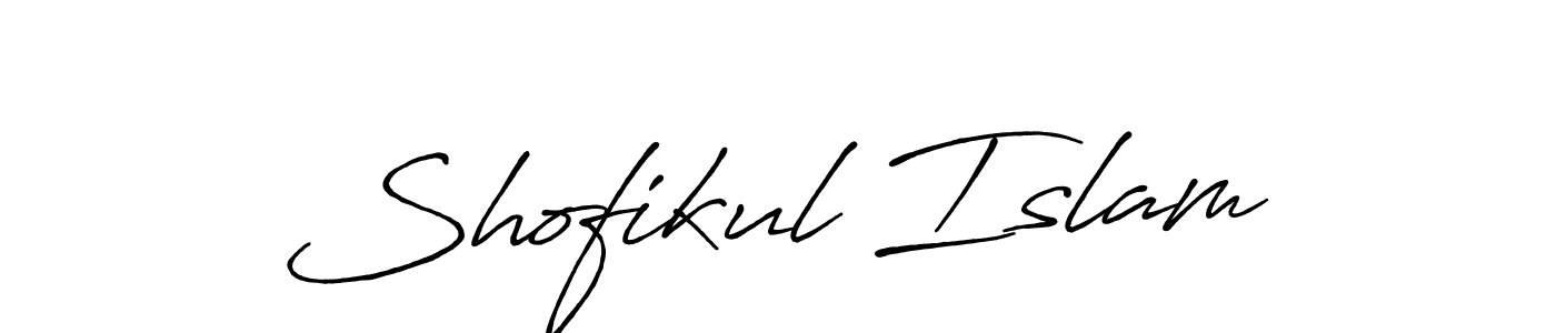 How to make Shofikul Islam signature? Antro_Vectra_Bolder is a professional autograph style. Create handwritten signature for Shofikul Islam name. Shofikul Islam signature style 7 images and pictures png