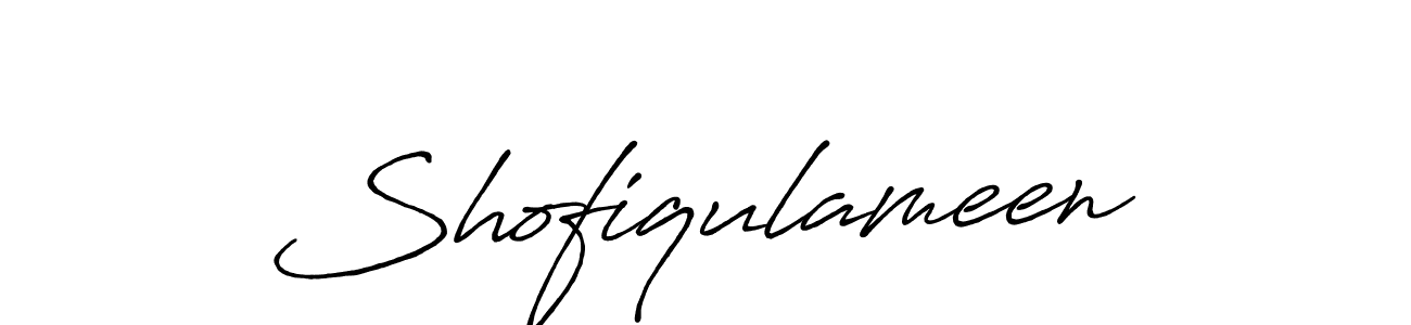 Also we have Shofiqulameen name is the best signature style. Create professional handwritten signature collection using Antro_Vectra_Bolder autograph style. Shofiqulameen signature style 7 images and pictures png