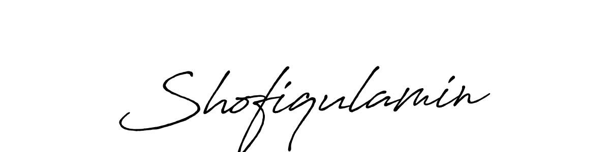 Also we have Shofiqulamin name is the best signature style. Create professional handwritten signature collection using Antro_Vectra_Bolder autograph style. Shofiqulamin signature style 7 images and pictures png