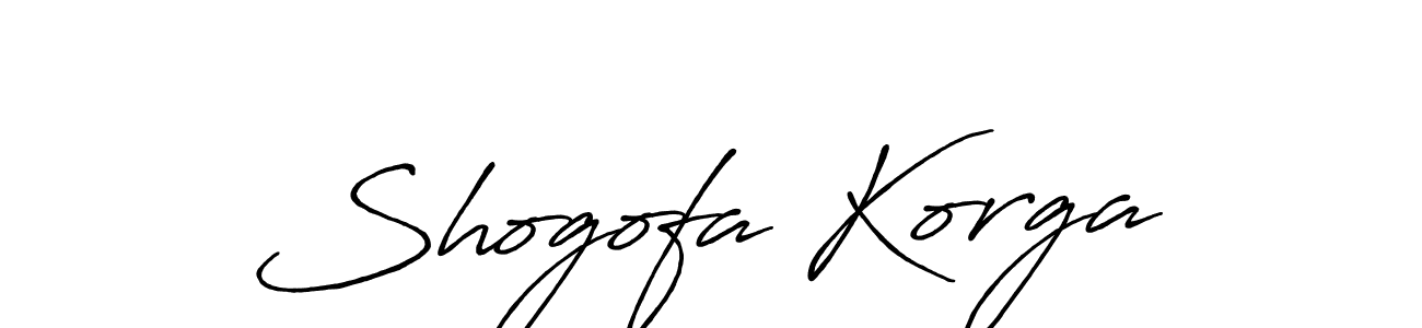 How to make Shogofa Korga signature? Antro_Vectra_Bolder is a professional autograph style. Create handwritten signature for Shogofa Korga name. Shogofa Korga signature style 7 images and pictures png
