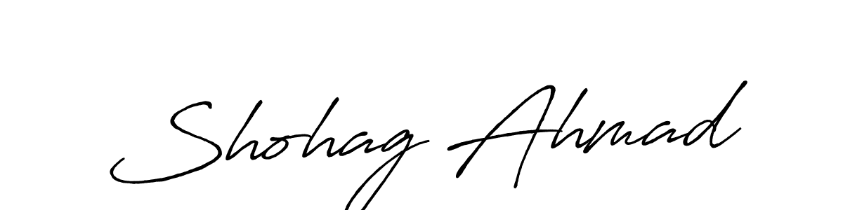 How to Draw Shohag Ahmad signature style? Antro_Vectra_Bolder is a latest design signature styles for name Shohag Ahmad. Shohag Ahmad signature style 7 images and pictures png