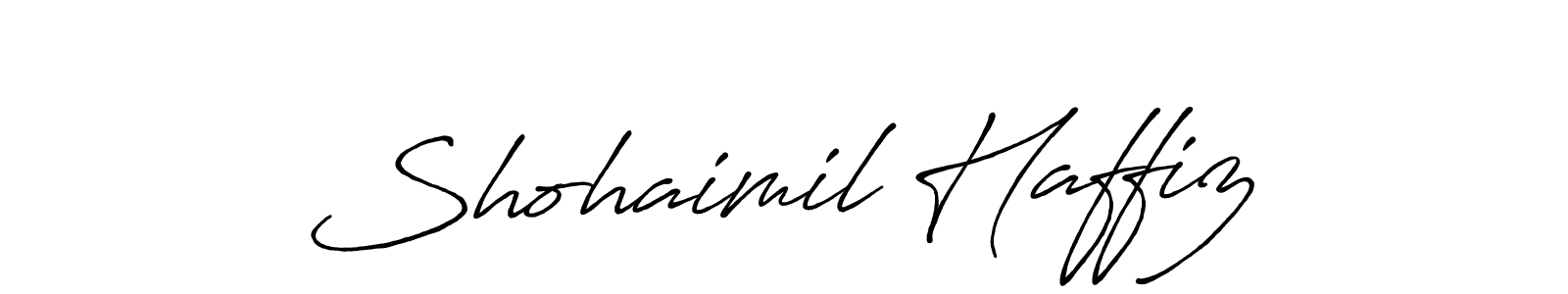 Make a beautiful signature design for name Shohaimil Haffiz. Use this online signature maker to create a handwritten signature for free. Shohaimil Haffiz signature style 7 images and pictures png