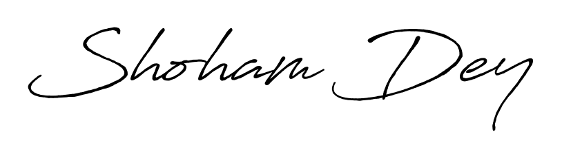 Upgrade your professional image with Shoham Dey signature created with Antro_Vectra_Bolder font. Fast, free, and watermark-free download. Shoham Dey signature style 7 images and pictures png