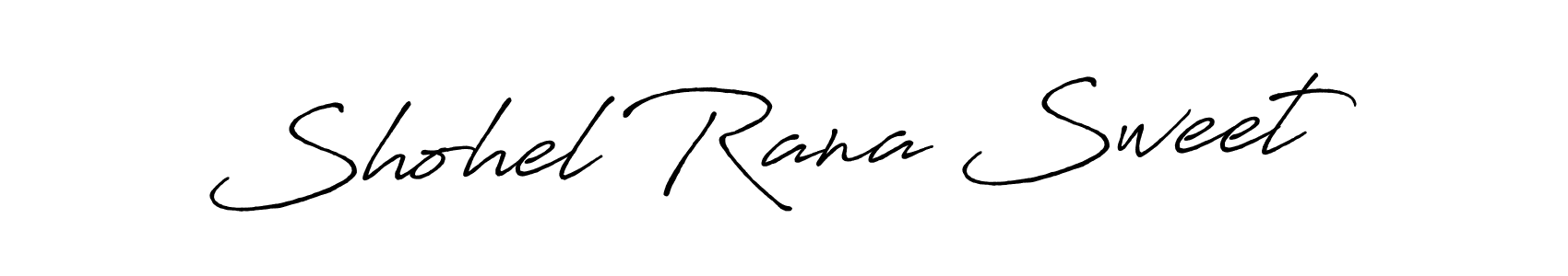 The best way (Antro_Vectra_Bolder) to make a short signature is to pick only two or three words in your name. The name Shohel Rana Sweet include a total of six letters. For converting this name. Shohel Rana Sweet signature style 7 images and pictures png