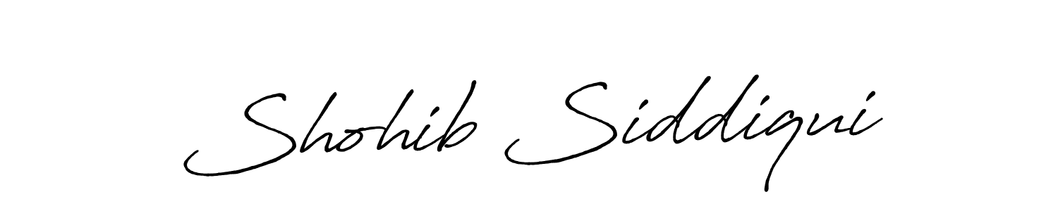 How to make Shohib Siddiqui signature? Antro_Vectra_Bolder is a professional autograph style. Create handwritten signature for Shohib Siddiqui name. Shohib Siddiqui signature style 7 images and pictures png
