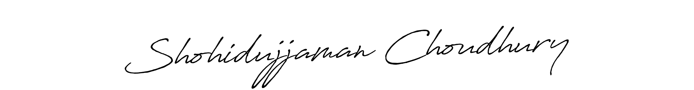 Design your own signature with our free online signature maker. With this signature software, you can create a handwritten (Antro_Vectra_Bolder) signature for name Shohidujjaman Choudhury. Shohidujjaman Choudhury signature style 7 images and pictures png