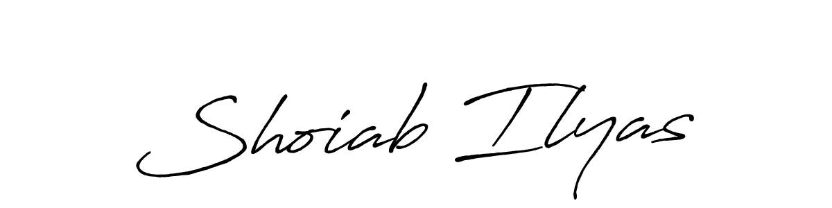 Similarly Antro_Vectra_Bolder is the best handwritten signature design. Signature creator online .You can use it as an online autograph creator for name Shoiab Ilyas. Shoiab Ilyas signature style 7 images and pictures png