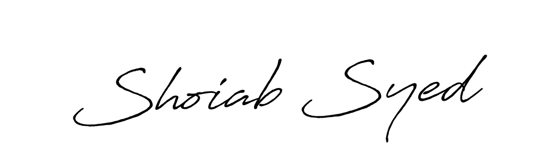 It looks lik you need a new signature style for name Shoiab Syed. Design unique handwritten (Antro_Vectra_Bolder) signature with our free signature maker in just a few clicks. Shoiab Syed signature style 7 images and pictures png