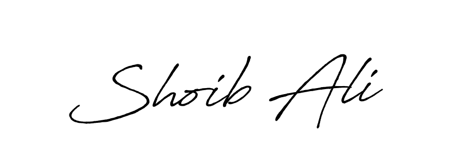 if you are searching for the best signature style for your name Shoib Ali. so please give up your signature search. here we have designed multiple signature styles  using Antro_Vectra_Bolder. Shoib Ali signature style 7 images and pictures png