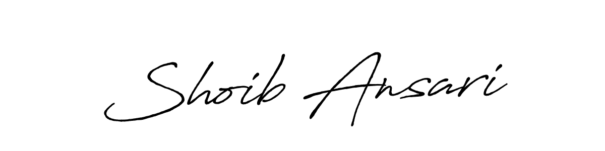 This is the best signature style for the Shoib Ansari name. Also you like these signature font (Antro_Vectra_Bolder). Mix name signature. Shoib Ansari signature style 7 images and pictures png
