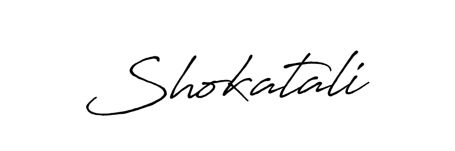 Also we have Shokatali name is the best signature style. Create professional handwritten signature collection using Antro_Vectra_Bolder autograph style. Shokatali signature style 7 images and pictures png