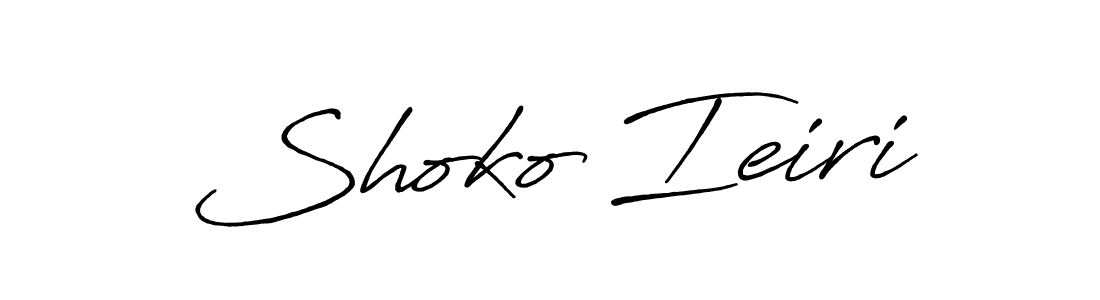 How to make Shoko Ieiri signature? Antro_Vectra_Bolder is a professional autograph style. Create handwritten signature for Shoko Ieiri name. Shoko Ieiri signature style 7 images and pictures png