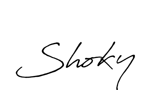 It looks lik you need a new signature style for name Shoky. Design unique handwritten (Antro_Vectra_Bolder) signature with our free signature maker in just a few clicks. Shoky signature style 7 images and pictures png