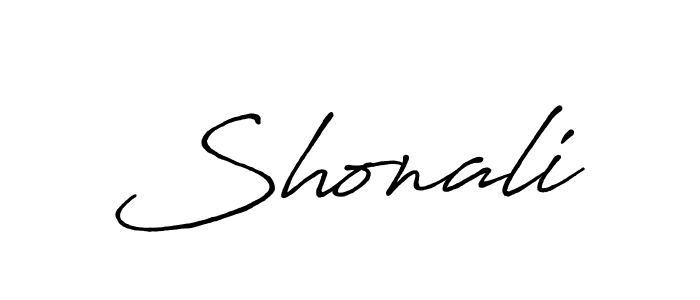 Also You can easily find your signature by using the search form. We will create Shonali name handwritten signature images for you free of cost using Antro_Vectra_Bolder sign style. Shonali signature style 7 images and pictures png