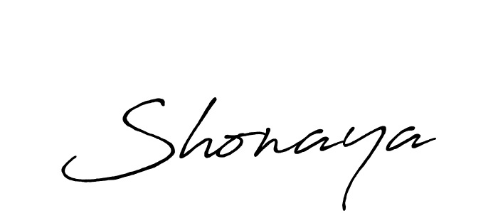 Design your own signature with our free online signature maker. With this signature software, you can create a handwritten (Antro_Vectra_Bolder) signature for name Shonaya. Shonaya signature style 7 images and pictures png