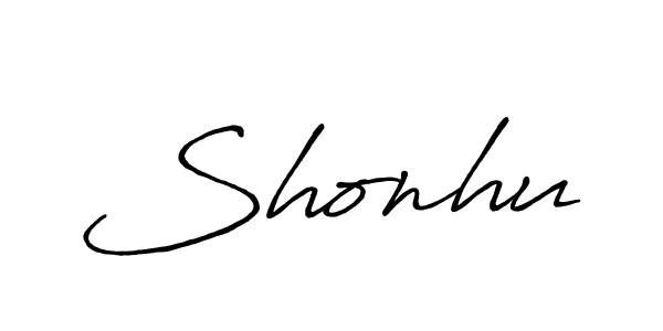 Once you've used our free online signature maker to create your best signature Antro_Vectra_Bolder style, it's time to enjoy all of the benefits that Shonhu name signing documents. Shonhu signature style 7 images and pictures png