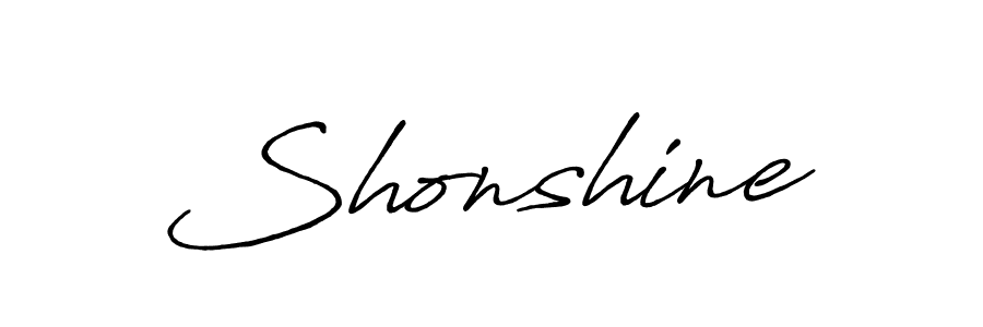 Create a beautiful signature design for name Shonshine. With this signature (Antro_Vectra_Bolder) fonts, you can make a handwritten signature for free. Shonshine signature style 7 images and pictures png