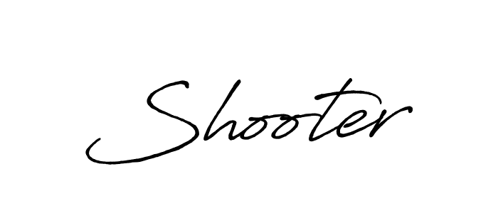 Also we have Shooter name is the best signature style. Create professional handwritten signature collection using Antro_Vectra_Bolder autograph style. Shooter signature style 7 images and pictures png