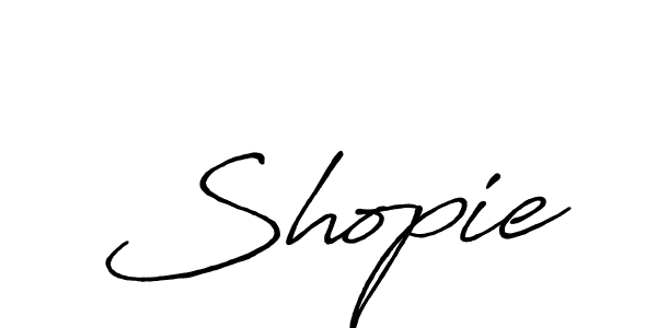 How to make Shopie signature? Antro_Vectra_Bolder is a professional autograph style. Create handwritten signature for Shopie name. Shopie signature style 7 images and pictures png