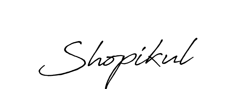 It looks lik you need a new signature style for name Shopikul. Design unique handwritten (Antro_Vectra_Bolder) signature with our free signature maker in just a few clicks. Shopikul signature style 7 images and pictures png
